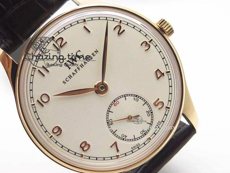 MIROTIME 0422 Compact Portuguese IW545409 RG ZF 1:1 Best Edition White Dial On Brown Leather Strap A 7336